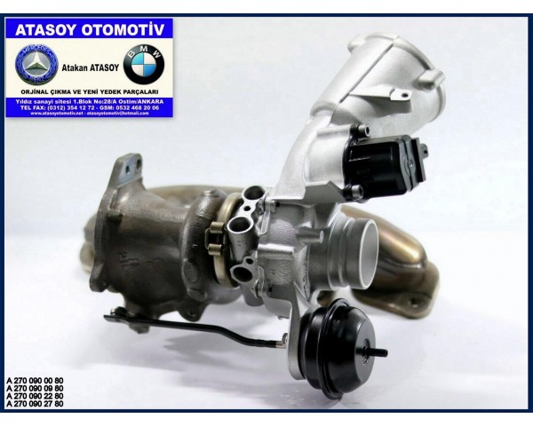 MERCEDES W176 A180 TURBO 2700900080 2700900980 2700902280 2700902780 . 0001531159 0001531859 A2700900080 A2700900980 A2700902280 A2700902780 A 270 090 00 80 A 270 090 09 80 A 270 090 22 80 A 270 090 27 80 W246 B180 TURBO